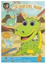 Kolorowanka ruchome oczy. Dino