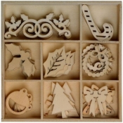 Dekoracje drewniane świąteczne (414456)