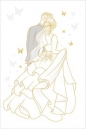 Karnet Ślub - Wedding Gold Silhouette