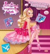 Barbie i magiczne baletki Kolorowanka naklejanka