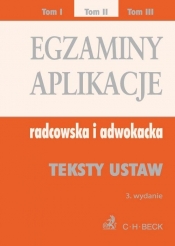 Egzaminy Aplikacje radcowska i adwokacka tom 2