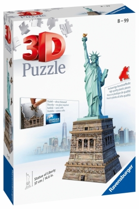 Ravensburger, Puzzle 3D 108: Statua Wolności (12584)