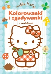 Hello Kitty Kolorowanki i zgadywanki z naklejkami (68845) - <br />