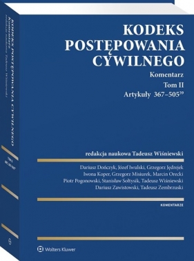 Kodeks postępowania cywilnego Komentarz Tom 2