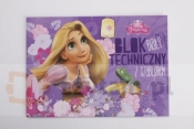 BLOK TECHNICZNY BIAŁY A4/10k. z szablonem