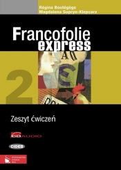 Francofolie express 2 Zeszyt ćwiczeń z płytą CD i płytą CD-ROM La France - Magdalena Supryn-Klepcarz, Regine Boutégege