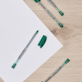 Długopis - Hang Stick K86 - zielony, 1 szt