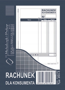 Rachunek dla konsumenta A6 263-5