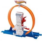 Hot Wheels średni zestaw kaskaderski 360 Wyścig do góry kołami - <br />