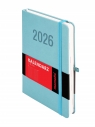 Kalendarz 2026 Memofix A5 DNS - Błękitny