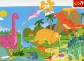 Puzzle 24 Maxi W świecie dinozaurów (14284)