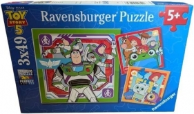 Puzzle dla dzieci 2D: Toy Story 5 3x49 el.