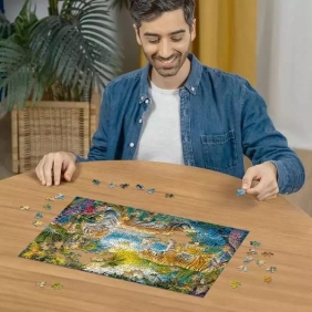 Ravensburger, Puzzle 500: Rodzina Tygrysów (12001384)