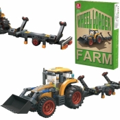 Klocki traktor ładowarka 250 elementów