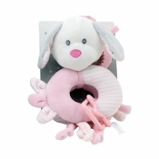 New Baby Zawieszka z dodatkami-Piesek biały (5016d)