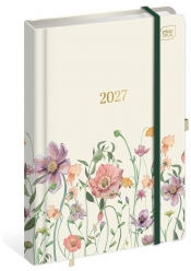 Kalendarz książkowy A5/192k - Metallic Flowers