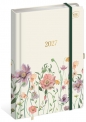 Kalendarz książkowy A5/192k - Metallic Flowers