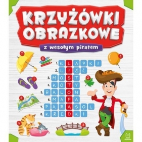 Krzyżówki obrazkowe z wesołym piratem