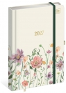 Kalendarz książkowy A5/192k - Metallic Flowers