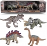 Figurki dinozaurów ruchome 4szt