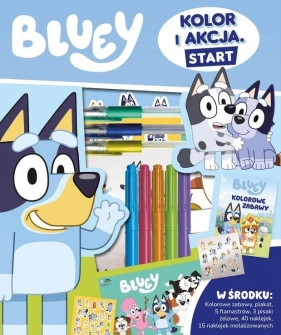 Bluey. Kolor i Akcja. Start - Opracowanie zbiorowe