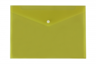 Teczka koperta A4 satyna żółta  TSk-01-04