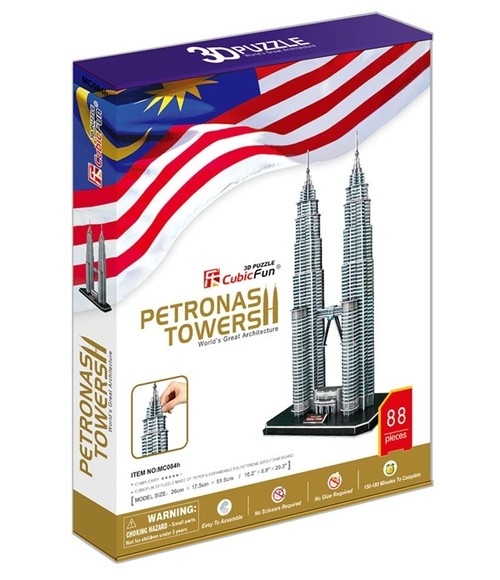 Puzzle 3D: Petronas Towers (MC084H)