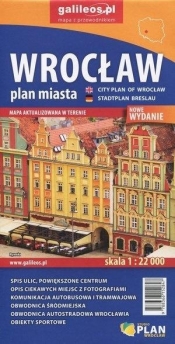 Plan miasta - Wrocław 1:22 000 - praca zbiorowa