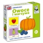 Kapitan Nauka. Angielski - Owoce i warzywa (karty obrazkowe + poradnik) - Opracowanie zbiorowe