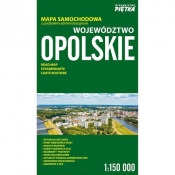 MAPA WOJ. OPOLSKIEGO - ADMIO-SAMA 1:150 000