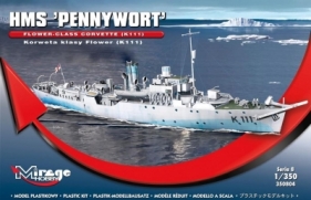 Brytyjska Korweta klasy Flower K111 HMS Pennywort