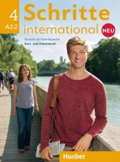 Schritte international Neu 4 KB+AB+CD PL HUEBER (Uszkodzona okładka) - Niebisch Daniela;Penning-Hiem