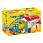 Playmobil 1.2.3: Ciężarówka z garażem sorter (70184)