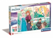 Puzzle 3x48 Super Kolor Disney Frozen