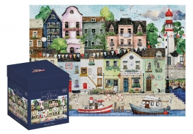 Puzzle 1000: Box Houses 4 - Seaside Town