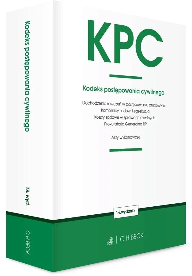 KPC. Kodeks postępowania cywilnego w.13