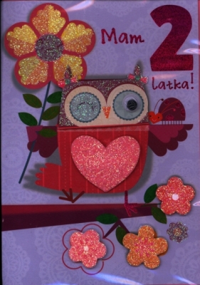 Karnet 2 Urodziny DK-456 - QDK-011