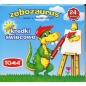 Kredki świecowe Zębozaurus 24 kolory
