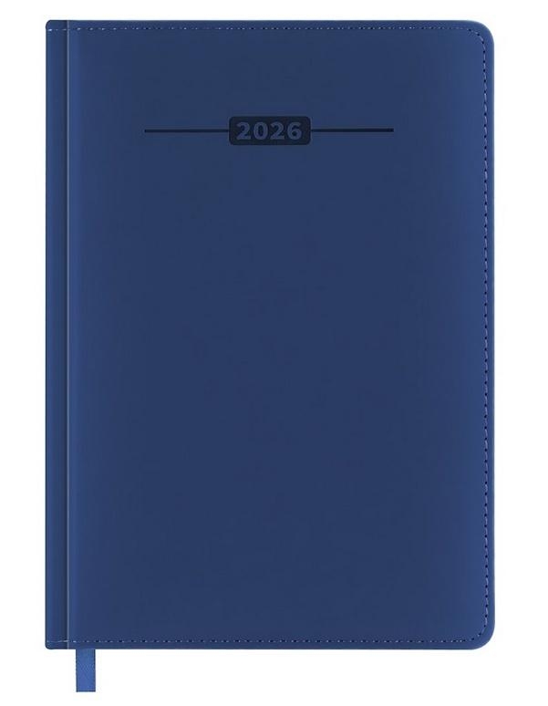 <img src='https://webimage.pl/pics/848/9/d5905339459848.jpg' style='height:440px' /> Kalendarz książkowy 2026 A5 niebieski EASY