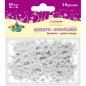 Konfetti 14g, płatki śniegu - białe (260086)