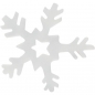 Konfetti 14g, płatki śniegu - białe (260086)