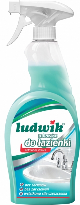 Ludwik, Mleczko do czyszczenia łazienki, 750ml