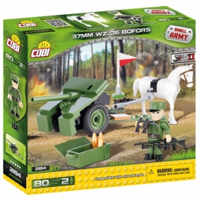 Cobi: Mała Armia WWII. Armata 37 mm wz. 36 Bofors - 2184