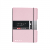 Notatnik my.book Flex A4/2x40k linia, kratka - pastelowy róż (11408648)
