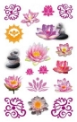 Naklejki z kwiatami - kwiat lotosu (54384)