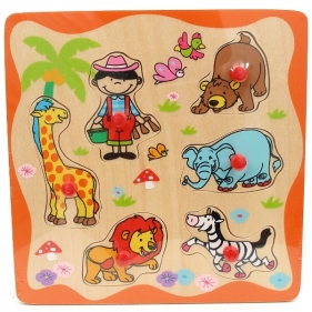 BRIMAREX Drewniane Puzzle Zoo (1564849)