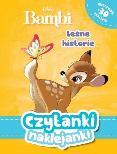 Czytanki naklejanki. Leśne historie. Disney Bambi