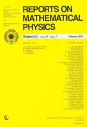 Reports on Mathematical Physics 67/1 Kraj