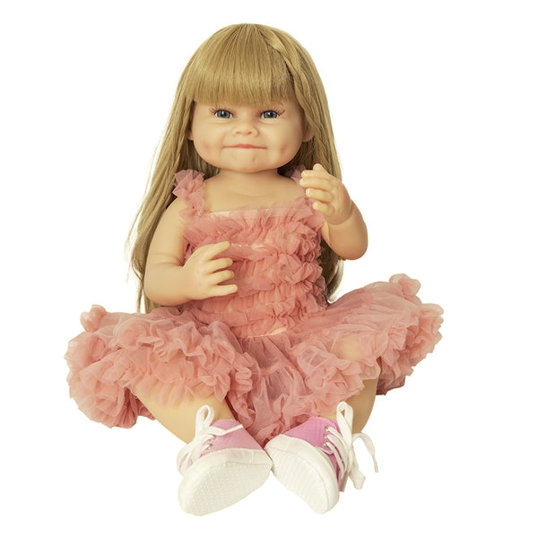 Realistyczna lalka bobas – dziewczynka, 52 cm (128849)