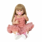 Realistyczna lalka bobas – dziewczynka, 52 cm (128849)